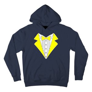 Yellow Tuxedo Tux Wedding Hoodie