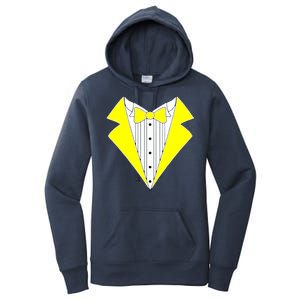 Yellow Tuxedo Tux Wedding Women's Pullover Hoodie