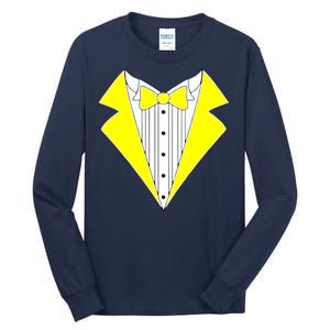 Yellow Tuxedo Tux Wedding Tall Long Sleeve T-Shirt