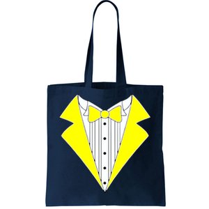 Yellow Tuxedo Tux Wedding Tote Bag