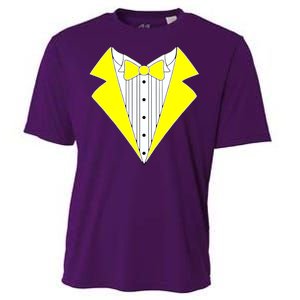 Yellow Tuxedo Tux Wedding Cooling Performance Crew T-Shirt