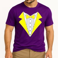 Yellow Tuxedo Tux Wedding Performance Shirt