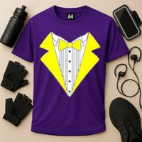 Yellow Tuxedo Tux Wedding Performance Shirt