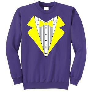 Yellow Tuxedo Tux Wedding Sweatshirt