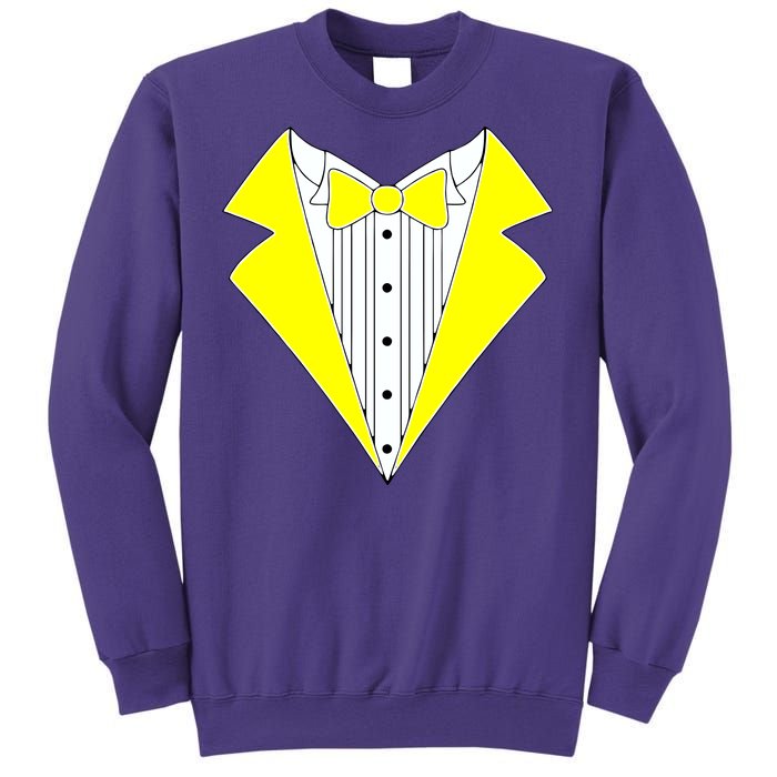 Yellow Tuxedo Tux Wedding Sweatshirt