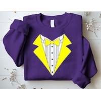Yellow Tuxedo Tux Wedding Sweatshirt