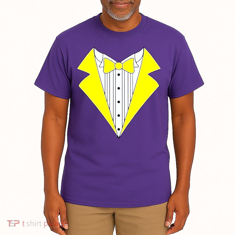 Yellow Tuxedo Tux Wedding Tall T-Shirt