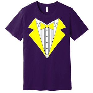 Yellow Tuxedo Tux Wedding Premium T-Shirt