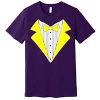 Yellow Tuxedo Tux Wedding Premium T-Shirt