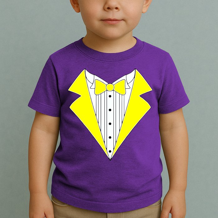 Yellow Tuxedo Tux Wedding Toddler T-Shirt