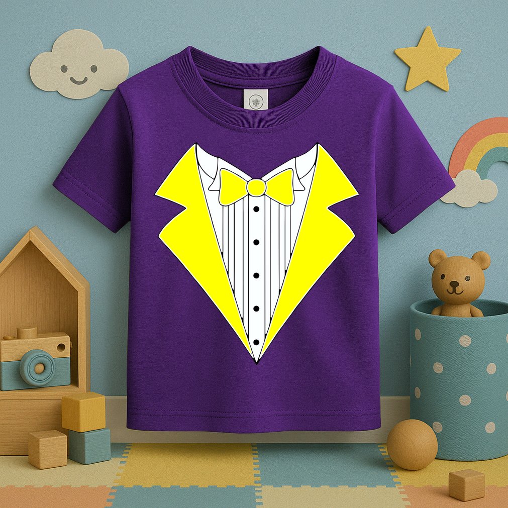 Yellow Tuxedo Tux Wedding Toddler T-Shirt