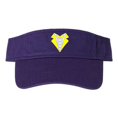 Yellow Tuxedo Tux Wedding Visor