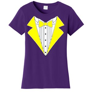 Yellow Tuxedo Tux Wedding Women's T-Shirt