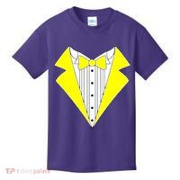 Yellow Tuxedo Tux Wedding Kids T-Shirt