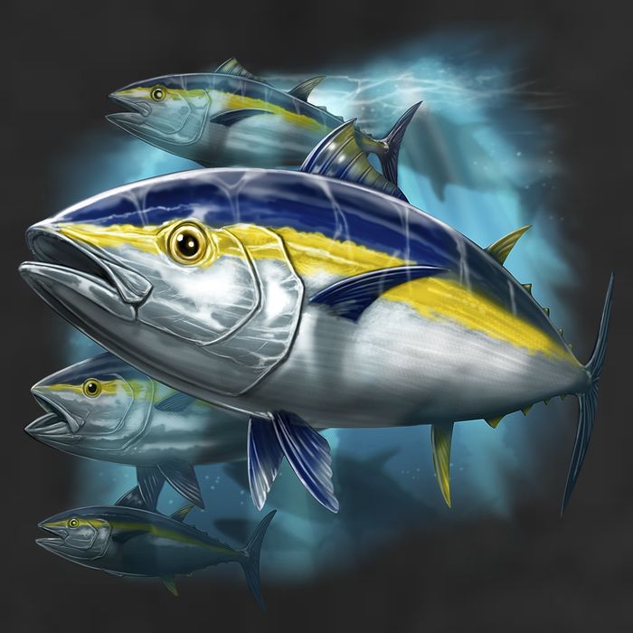 Yellowfin Tuna Swim Adult Drive Performance Visor