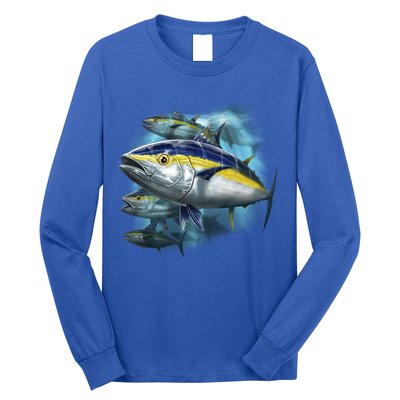 Yellowfin Tuna Swim Long Sleeve Shirt
