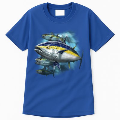 Yellowfin Tuna Swim Tall T-Shirt