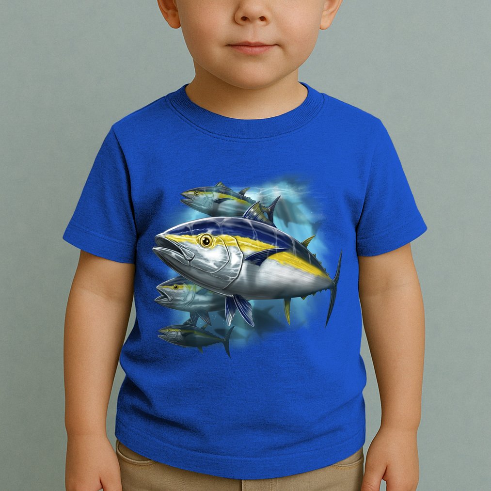 Yellowfin Tuna Swim Toddler T-Shirt