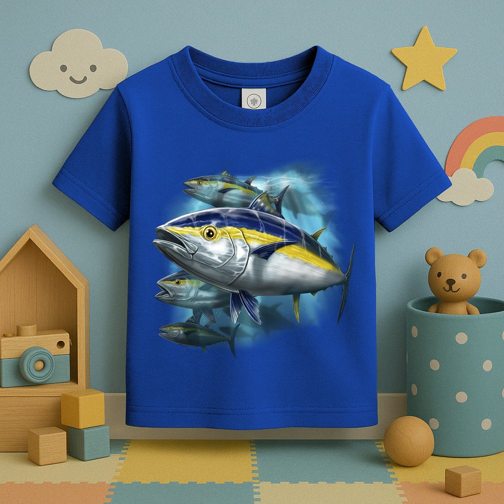 Yellowfin Tuna Swim Toddler T-Shirt