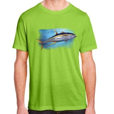 Yellowfin Tuna Swimming Adult ChromaSoft Performance T-Shirt