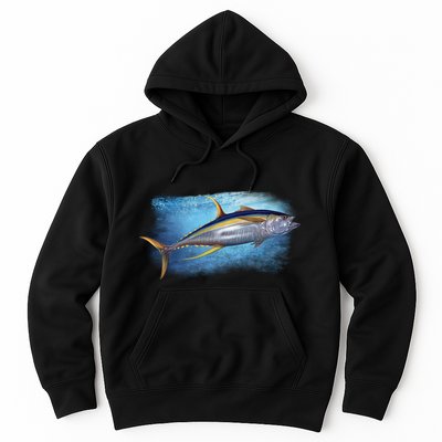 Yellowfin Tuna Swimming Hoodie