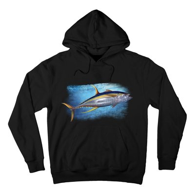 Yellowfin Tuna Swimming Hoodie