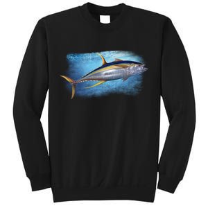 Yellowfin Tuna Swimming Sweatshirt