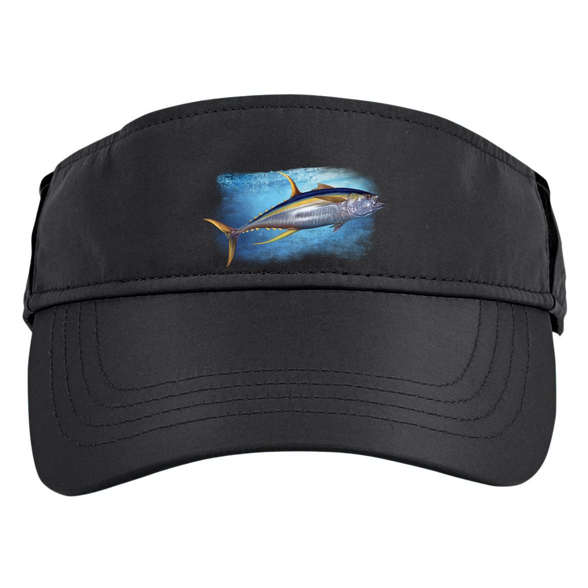 Yellowfin Tuna Swimming Adult Drive Performance Visor