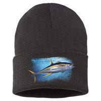 Yellowfin Tuna Swimming Sustainable Knit Beanie