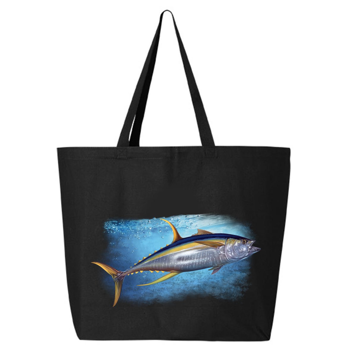 Yellowfin Tuna Swimming 25L Jumbo Tote