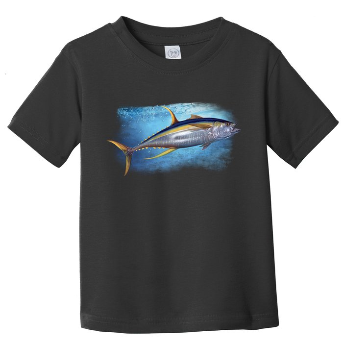 Yellowfin Tuna Swimming Toddler T-Shirt