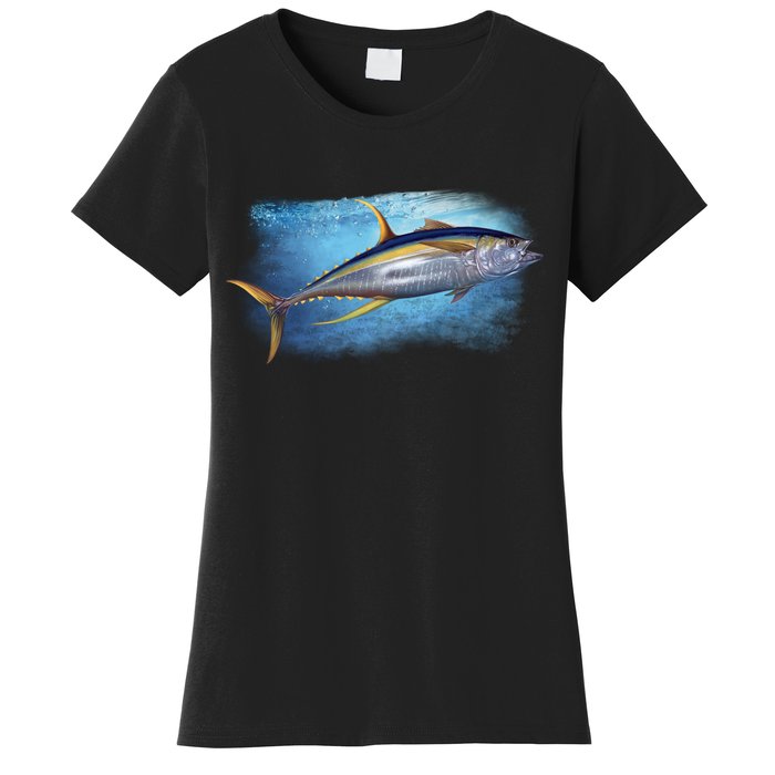 Yellowfin Tuna Swimming Women's T-Shirt