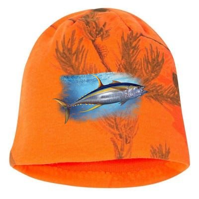 Yellowfin Tuna Swimming Kati - Camo Knit Beanie