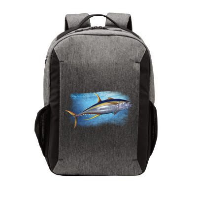 Yellowfin Tuna Swimming Vector Backpack