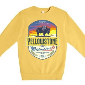 Yellowstone National Park Premium Crewneck Sweatshirt