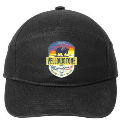Yellowstone National Park 7-Panel Snapback Hat