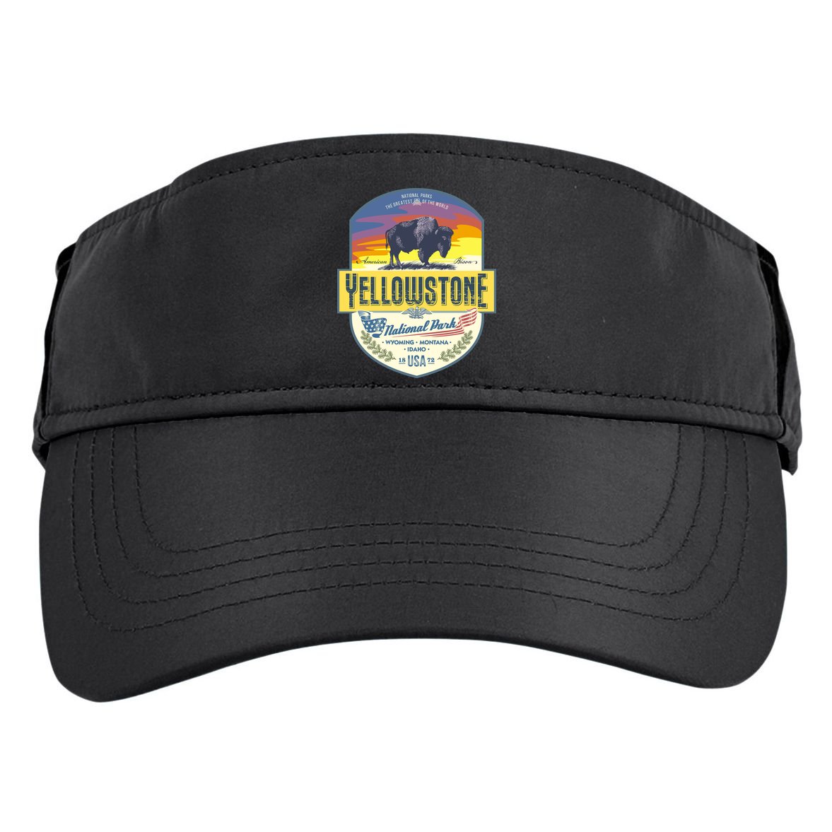 Yellowstone National Park Adult Drive Performance Visor