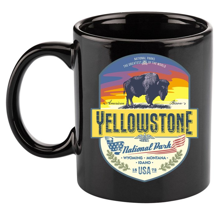 Yellowstone National Park 11oz C Handle Ceramic Mug
