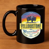 Yellowstone National Park 11oz C Handle Ceramic Mug