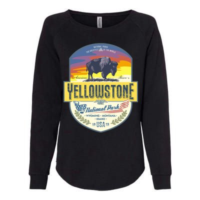 Yellowstone National Park Womens California Wash Sweatshirt