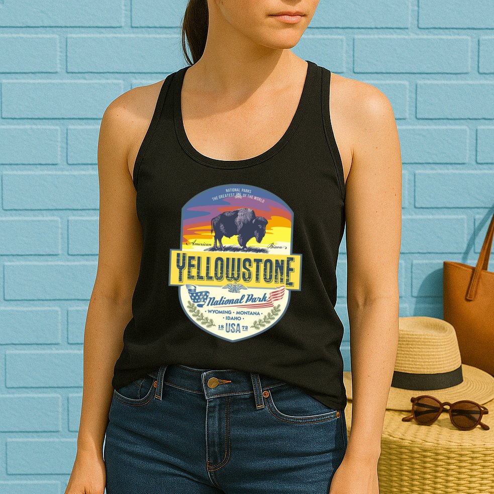 Yellowstone National Park Womens Tank Top