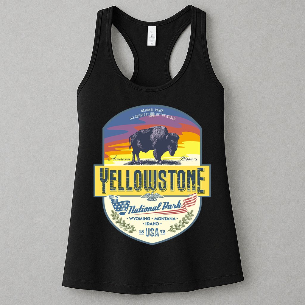 Yellowstone National Park Womens Tank Top