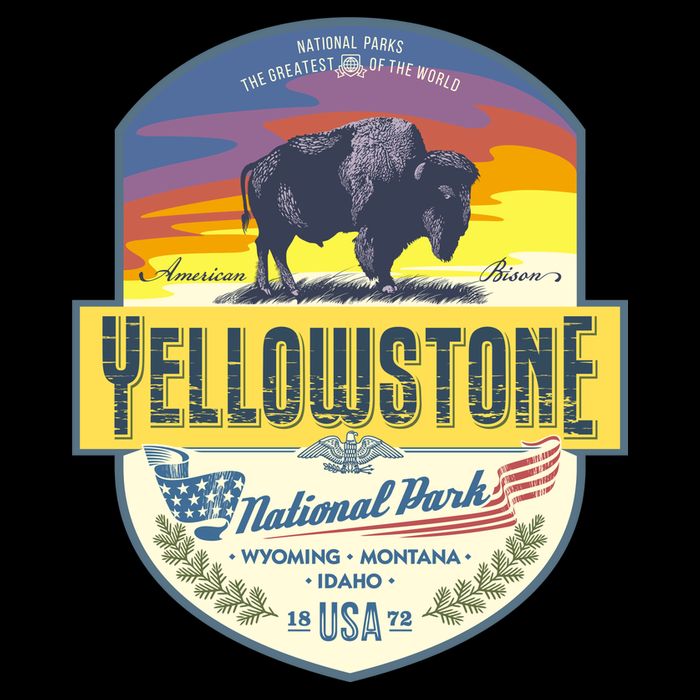 Yellowstone National Park Womens Tank Top