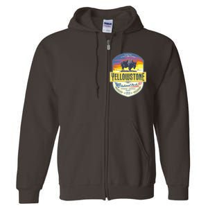 Yellowstone National Park Full Zip Hoodie