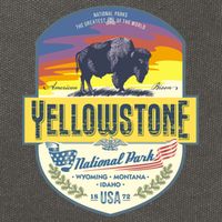 Yellowstone National Park Cotton Canvas Backpack