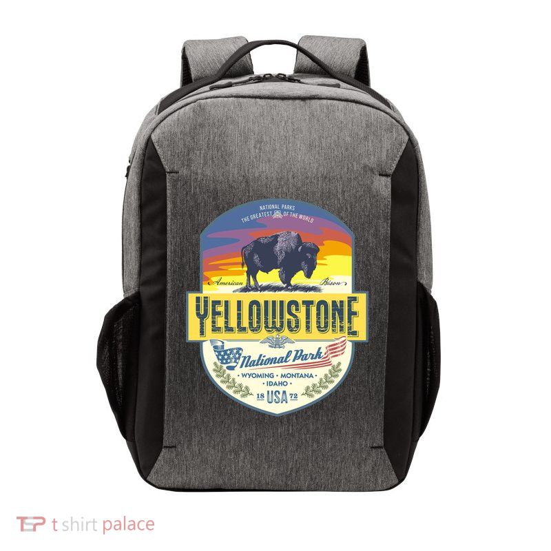 Yellowstone National Park Vector Backpack