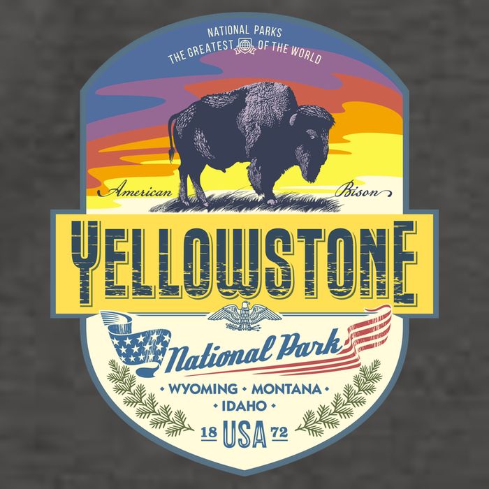 Yellowstone National Park Vector Backpack