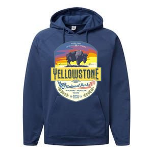 Yellowstone National Park Performance Fleece Hoodie