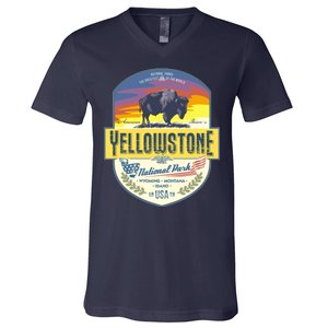 Yellowstone National Park V-Neck T-Shirt