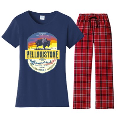 Yellowstone National Park Women's Flannel Pajama Set